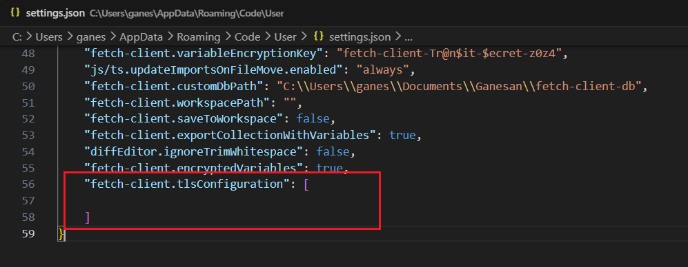 TLS Configration